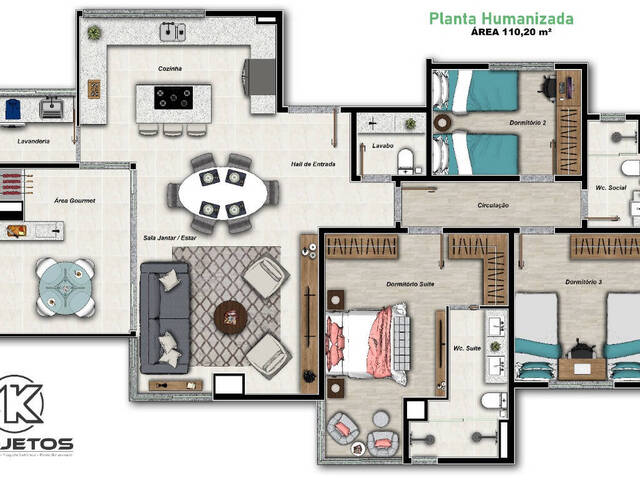 #1008 - Apartamento para Venda em Caxias do Sul - RS