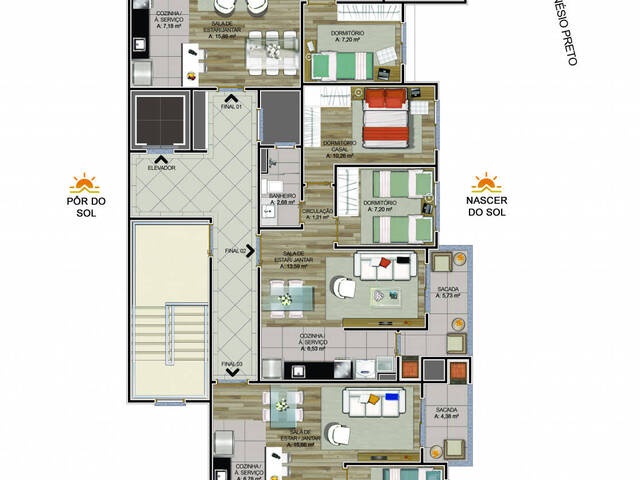 #1309 - Apartamento para Venda em Caxias do Sul - RS
