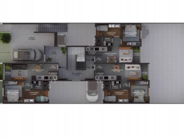 #1783 - Apartamento para Venda em Caxias do Sul - RS - 3